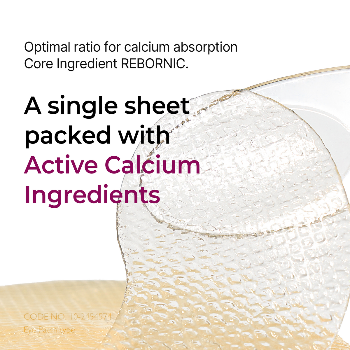 Calcium Volume Eye patch 60ea detail 5