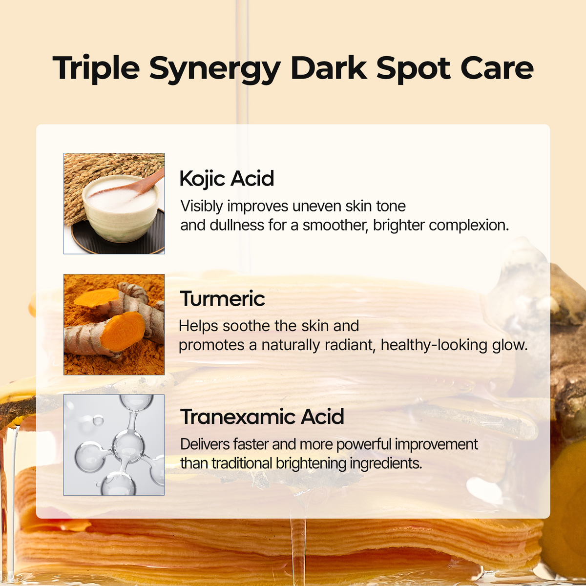 Kojic Acid Turmeric TX Toner Pad 70pads detail 4