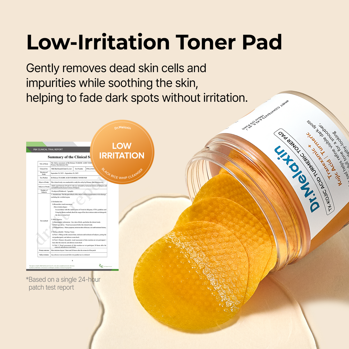 Kojic Acid Turmeric TX Toner Pad 70pads detail 6